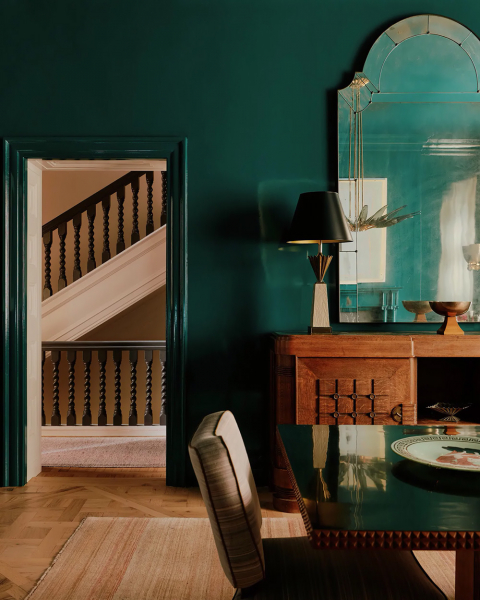 Атмосферные интерьеры нео-готического таунхауса в нью-йорке Атмосферные интерьеры нео-готического таунхауса в нью-йорке