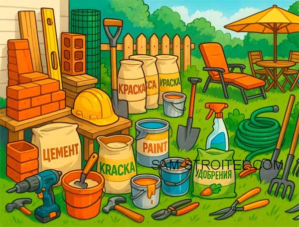 Товары для строительства, ремонта, дачи и сада: что стоит иметь под рукой?