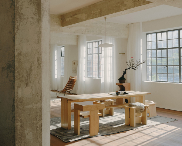 Бетон, естественный свет и японские мотивы: лофт в сиднее