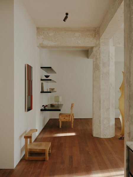 Бетон, естественный свет и японские мотивы: лофт в сиднее