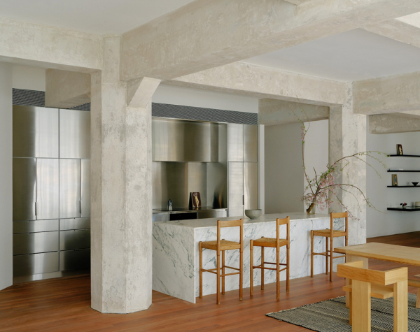 Бетон, естественный свет и японские мотивы: лофт в сиднее