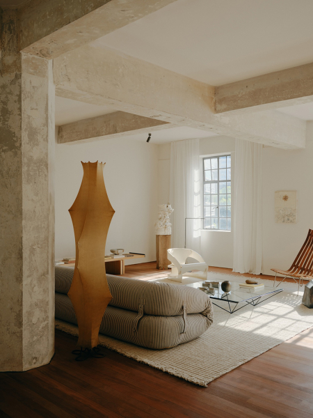 Бетон, естественный свет и японские мотивы: лофт в сиднее