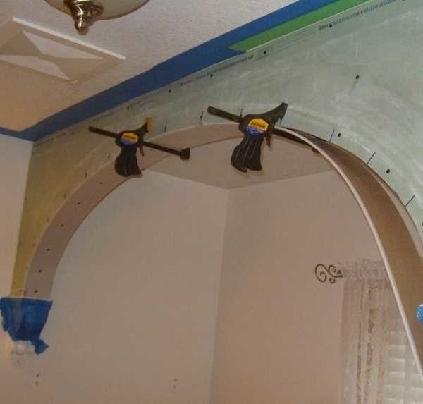 Арка своими руками: пошаговая инструкция (гипсокартон), 3 способа Арка своими руками: пошаговая инструкция (гипсокартон), 3 способа