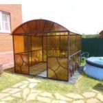 Как сделать беседку из поликарбоната: фото, видео, чертежи Как сделать беседку из поликарбоната: фото, видео, чертежи
