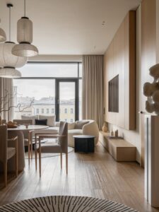 Уютный минимализм с видом на кремль