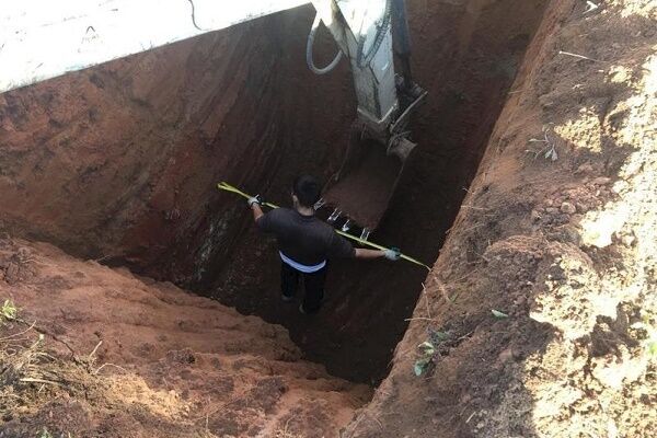 Как сооружается выгребная яма из бетонных колец: схемы + пошаговое руководство Как сооружается выгребная яма из бетонных колец: схемы + пошаговое руководство