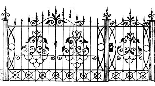 Эскизы кованых ворот Эскизы кованых ворот