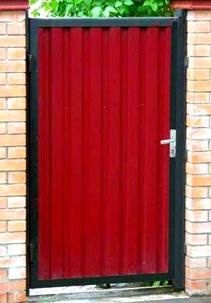 Установка калитки из профильной трубы Установка калитки из профильной трубы