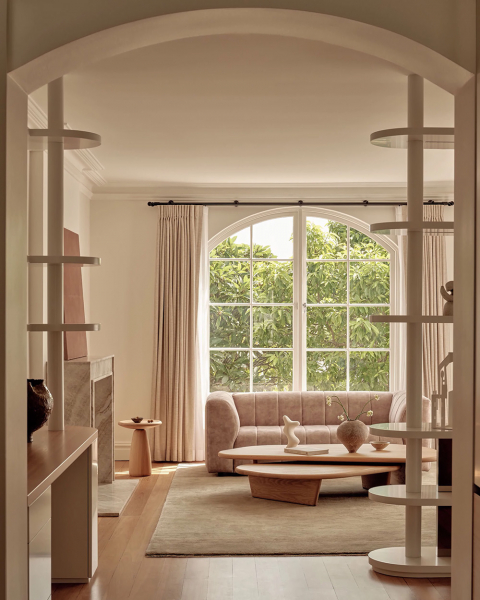 Дом в стиле ар-деко в сиднее с мягкими современными интерьерами Дом в стиле ар-деко в сиднее с мягкими современными интерьерами