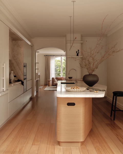 Дом в стиле ар-деко в сиднее с мягкими современными интерьерами Дом в стиле ар-деко в сиднее с мягкими современными интерьерами