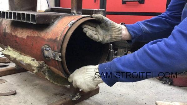 Печь в гараж из газового баллона (29 фото изготовления) Печь в гараж из газового баллона (29 фото изготовления)