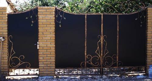 Цена металлических ворот с калиткой Цена металлических ворот с калиткой
