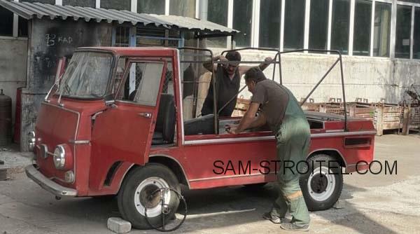 Необычный самодельный автомобиль «микрон» сделанный в 1983 году