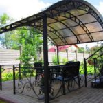 Как сделать беседку из поликарбоната: фото, видео, чертежи Как сделать беседку из поликарбоната: фото, видео, чертежи