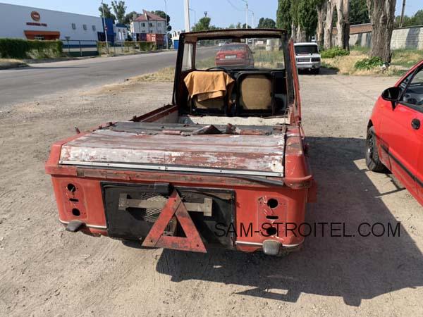 Необычный самодельный автомобиль «микрон» сделанный в 1983 году