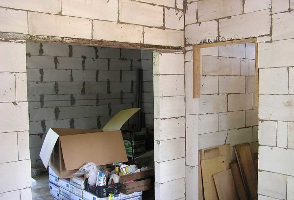 Перегородки из газобетонных блоков своими руками Перегородки из газобетонных блоков своими руками
