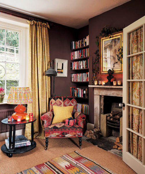 Георгианский коттедж в англии с нарядными интерьерами Георгианский коттедж в англии с нарядными интерьерами