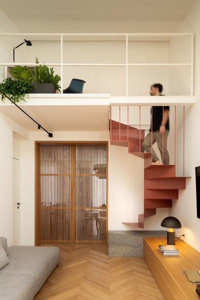 Яркий минималистичный интерьер дизайнера в бывшем погребе в палермо Яркий минималистичный интерьер дизайнера в бывшем погребе в палермо