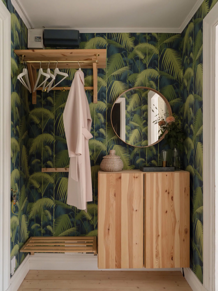 Красивые настенные панели и цветочные обои: уютная квартира в гётеборге Красивые настенные панели и цветочные обои: уютная квартира в гётеборге