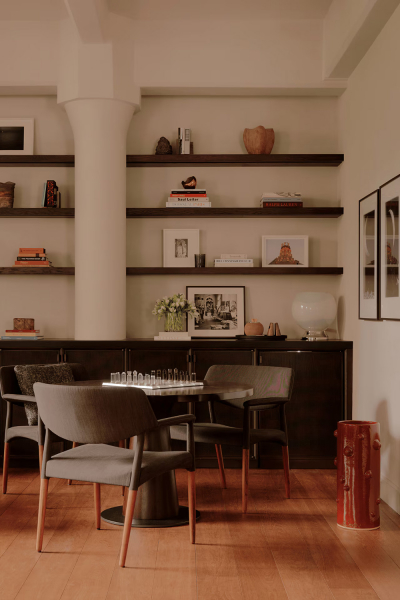 Лофт финансиста в нью-йорке с тёплыми интерьерами Лофт финансиста в нью-йорке с тёплыми интерьерами