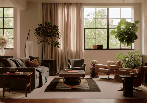 Лофт финансиста в нью-йорке с тёплыми интерьерами Лофт финансиста в нью-йорке с тёплыми интерьерами