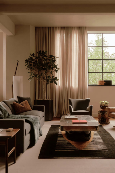 Лофт финансиста в нью-йорке с тёплыми интерьерами Лофт финансиста в нью-йорке с тёплыми интерьерами