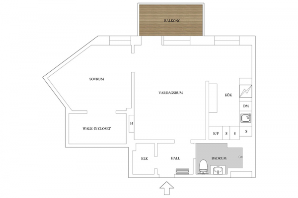 Мягкий розовый в дизайне нежной скандинавской квартиры (50 кв. М) Мягкий розовый в дизайне нежной скандинавской квартиры (50 кв. М)