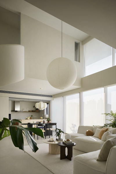 Мягкий современный интерьер вдохновляющего лофта в китае