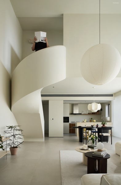 Мягкий современный интерьер вдохновляющего лофта в китае