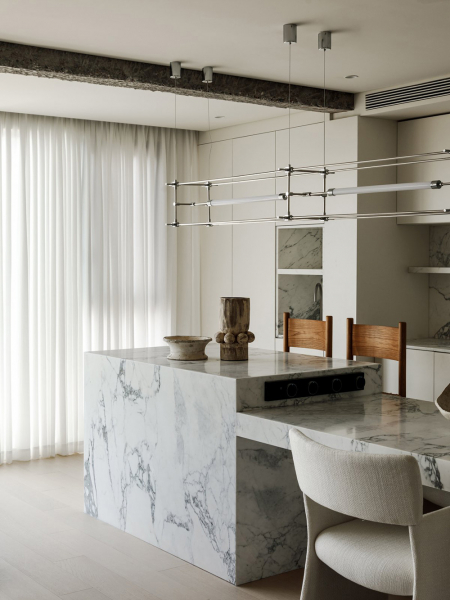 Модный минималистичный интерьер с тёмной мебелью в китае Модный минималистичный интерьер с тёмной мебелью в китае