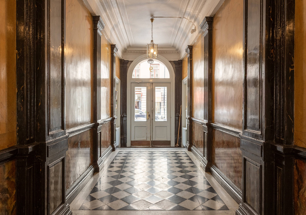 Открытая гостиная и пастельные тона: светлый и нежный интерьер в стокгольме (53 кв. М)