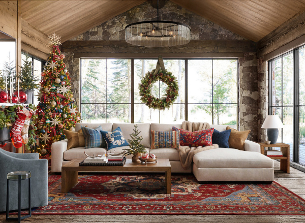 Прекрасное рождество без лишних слов: праздничный каталог pottery barn