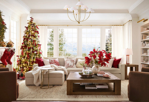 Прекрасное рождество без лишних слов: праздничный каталог pottery barn