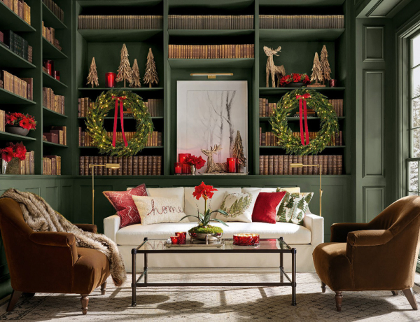 Прекрасное рождество без лишних слов: праздничный каталог pottery barn