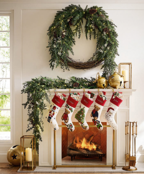 Прекрасное рождество без лишних слов: праздничный каталог pottery barn