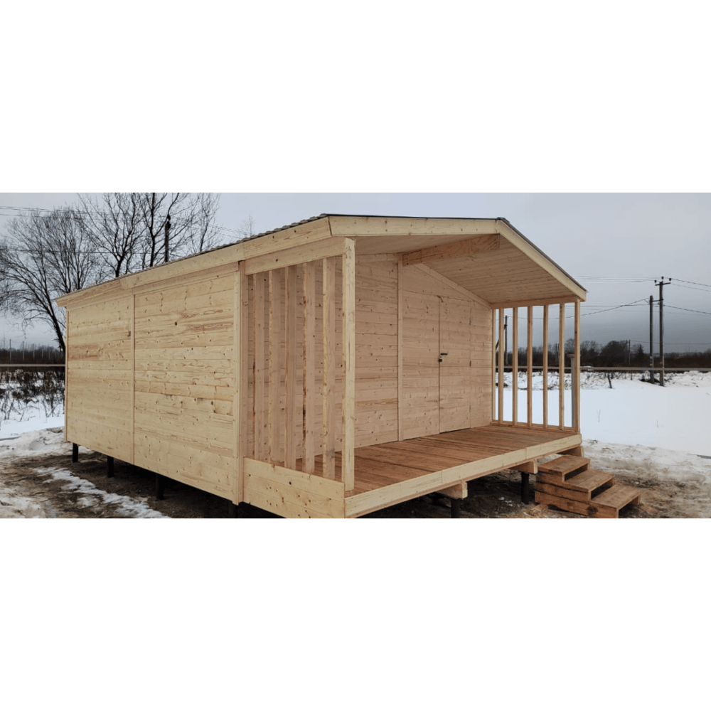 Домик времянка 7х5 для жилья купить недорого 2