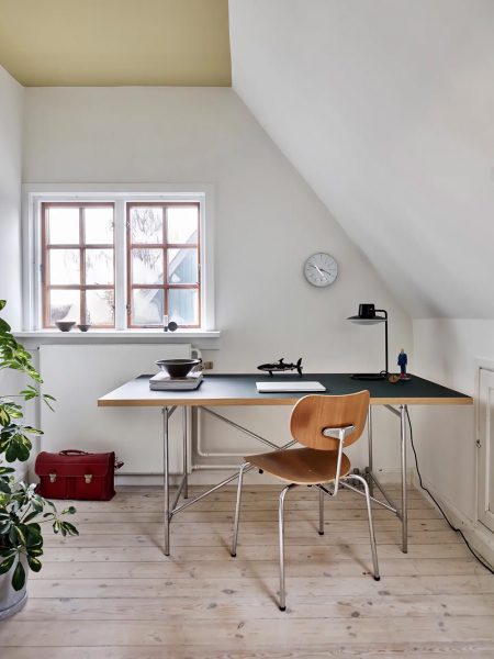 Смелые цветовые решения в интерьерах традиционного домика в дании Смелые цветовые решения в интерьерах традиционного домика в дании