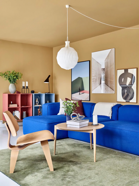 Смелые цветовые решения в интерьерах традиционного домика в дании Смелые цветовые решения в интерьерах традиционного домика в дании