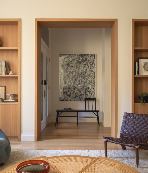 Современная лёгкость в интерьерах исторического таунхауса в бруклине Современная лёгкость в интерьерах исторического таунхауса в бруклине