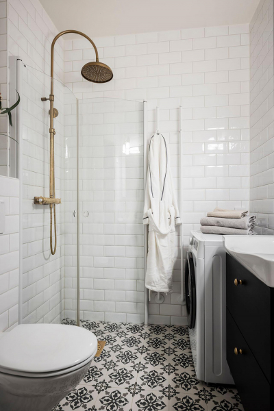 Светлый скандинавский интерьер с тёмно-синими акцентами Светлый скандинавский интерьер с тёмно-синими акцентами