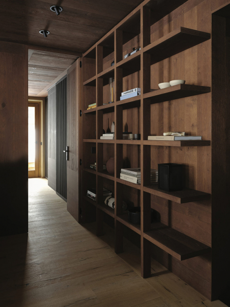 Тепло дерева и стильная сдержанность в дизайне квартиры в итальянских альпах Тепло дерева и стильная сдержанность в дизайне квартиры в итальянских альпах