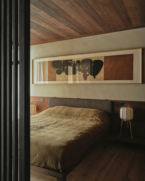 Тепло дерева и стильная сдержанность в дизайне квартиры в итальянских альпах Тепло дерева и стильная сдержанность в дизайне квартиры в итальянских альпах