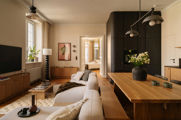 Тепло современного дизайна и модернистские нотки: квартира в гдыне Тепло современного дизайна и модернистские нотки: квартира в гдыне