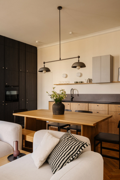 Тепло современного дизайна и модернистские нотки: квартира в гдыне Тепло современного дизайна и модернистские нотки: квартира в гдыне