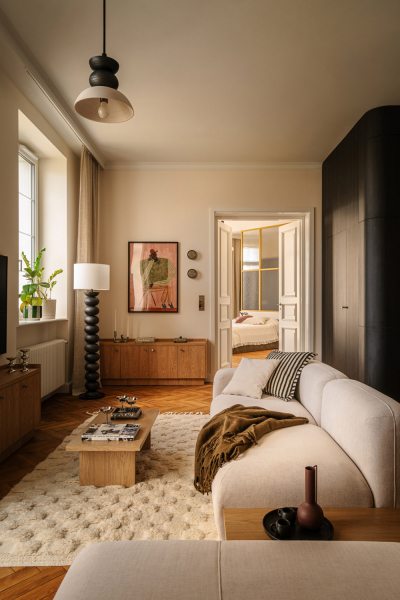 Тепло современного дизайна и модернистские нотки: квартира в гдыне Тепло современного дизайна и модернистские нотки: квартира в гдыне