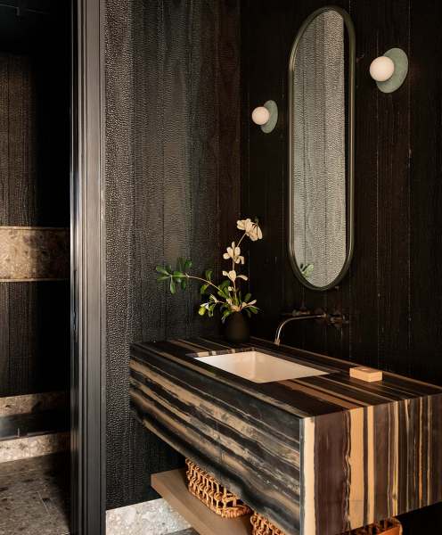 Впечатляющая, но также уютная и располагающая современная резиденция на лонг-айленде Впечатляющая, но также уютная и располагающая современная резиденция на лонг-айленде