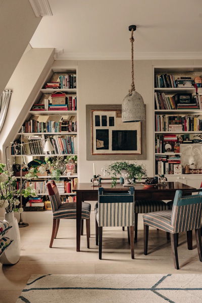 Всё дело в узорах: экстравагантная мансардная квартира дизайнера в лондоне Всё дело в узорах: экстравагантная мансардная квартира дизайнера в лондоне