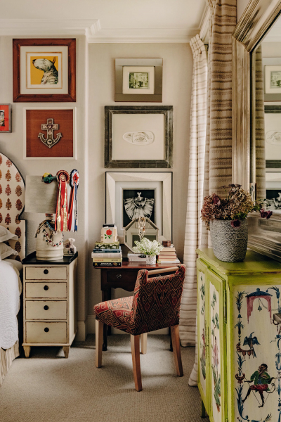 Всё дело в узорах: экстравагантная мансардная квартира дизайнера в лондоне Всё дело в узорах: экстравагантная мансардная квартира дизайнера в лондоне