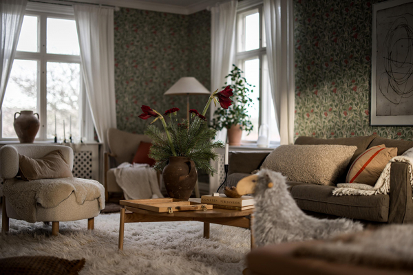 Зеленые интерьеры и нотки зимнего декора: шведская дача 1910 года Зеленые интерьеры и нотки зимнего декора: шведская дача 1910 года